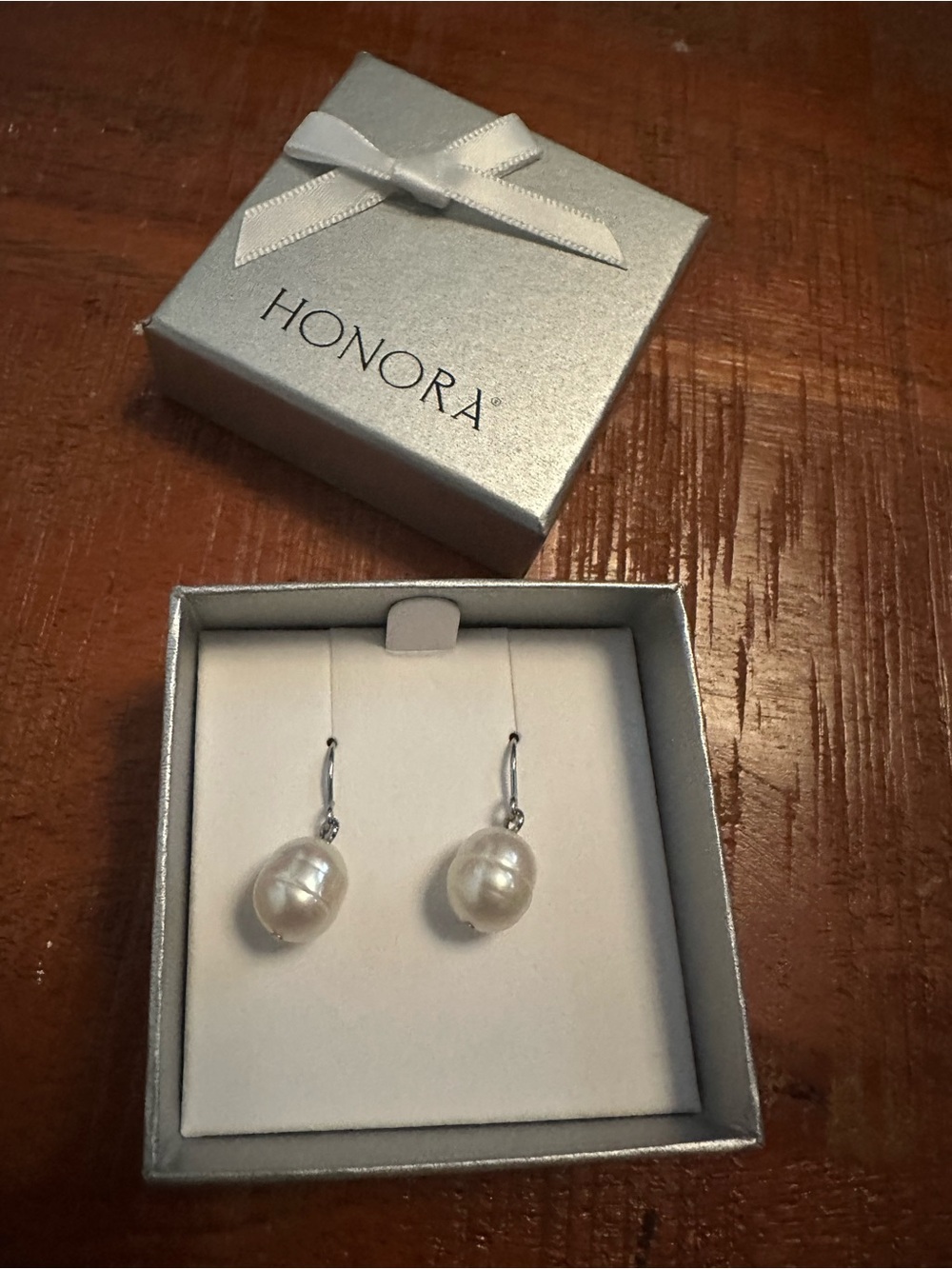 HONORA Cultured Freshwater Pearl Earrings NIB